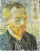 Vincent Van Gogh Self Portrait with Japanese Print Germany oil painting artist